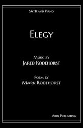 Elegy SATB choral sheet music cover
